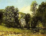 Gustave Courbet The water stream la Breme Spain oil painting artist